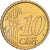 Italy, 10 Euro Cent, 2002, Rome, Brass, MS(64), KM:213
