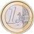 Italy, Euro, 2007, MS(63), Bi-Metallic, KM:216