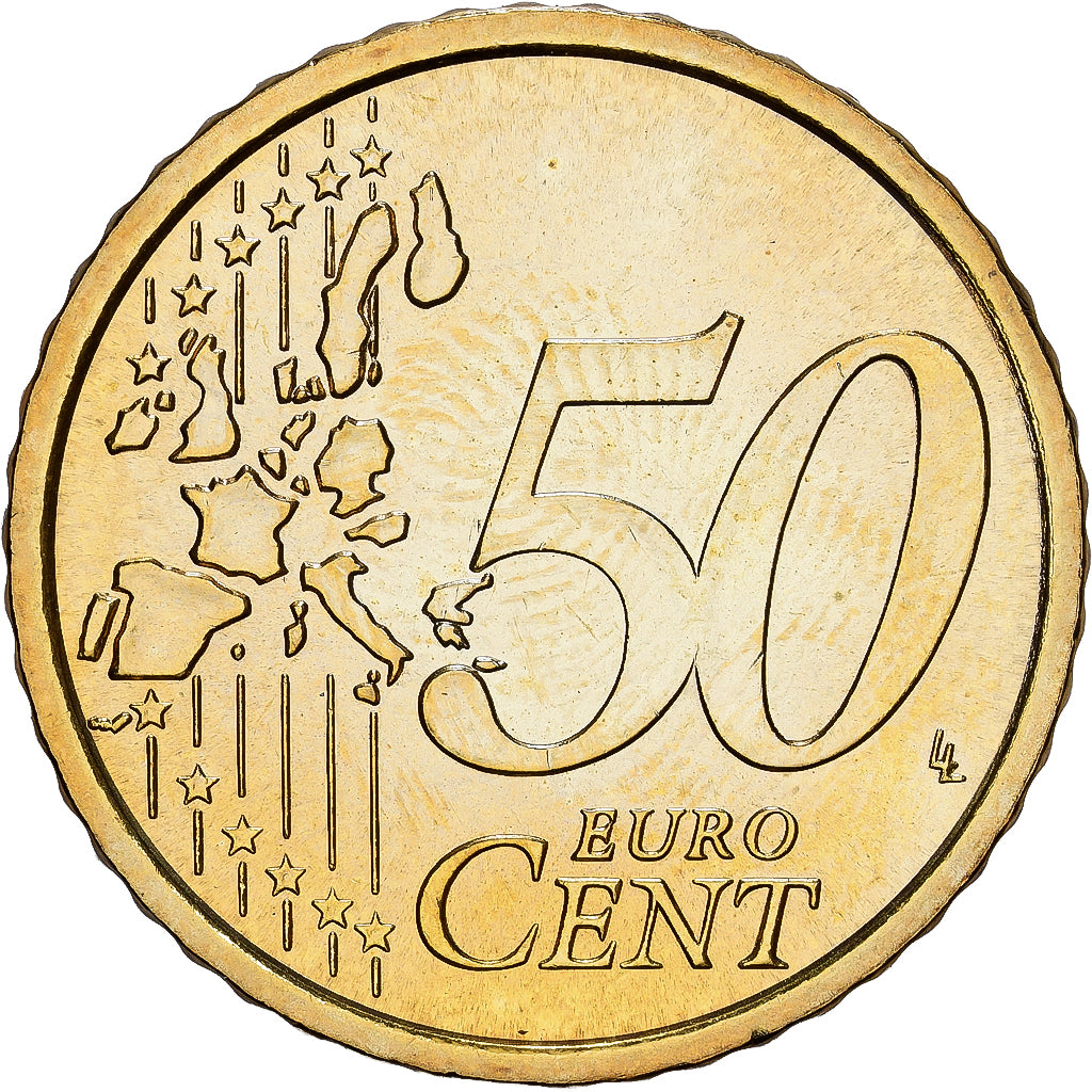 Italy, 50 Euro Cent, 2007, Rome, Nordic gold, MS(60-62)