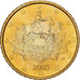 Italy, 50 Euro Cent, 2005, Rome, Brass, MS(60-62), KM:215