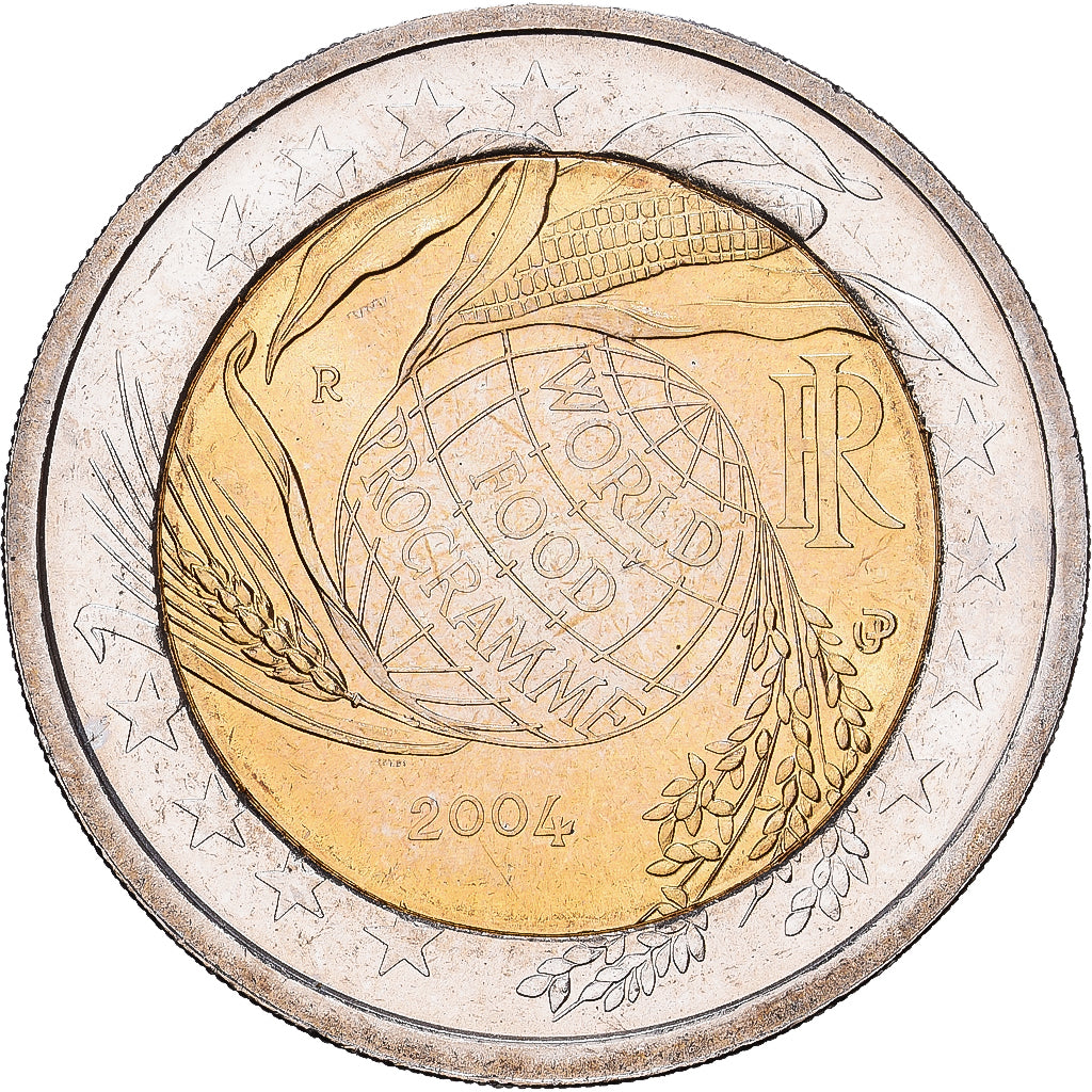 Italy, 2 Euro, 2004, Rome, Bi-Metallic, MS(60-62)