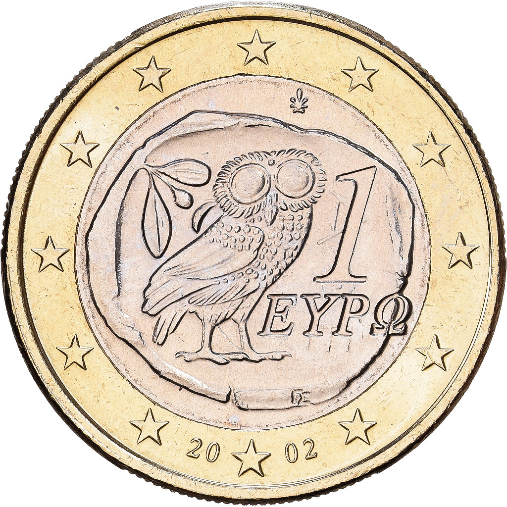 Grécia, Euro, 2002, Athens, Bimetálico, MS(64), KM:187