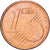 Grécia, Euro Cent, 2002, Athens, Aço Cromado a Cobre, MS(64), KM:181