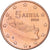Grécia, 5 Centimes, 2002, Athens, Aço Cromado a Cobre, MS(64)