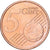 Grécia, 5 Centimes, 2002, Athens, Aço Cromado a Cobre, MS(64)