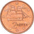 Grécia, 2 Euro Cent, 2002, Athens, Aço Cromado a Cobre, MS(64), KM:182