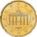 Duitsland, 20 Euro Cent, 2002, Stuttgart, Nordic gold, UNC