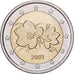 Finlandia, 2 Euro, 2001, Vantaa, SPL, Bi-metallico, KM:105