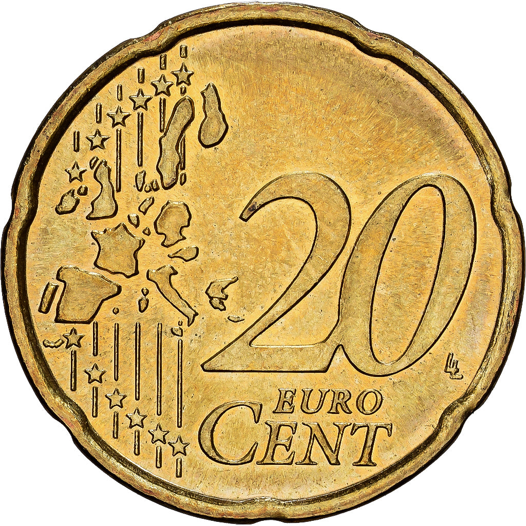 Finland, 20 Centimes, 1999, Vantaa, Nordic gold, FDC, KM:102