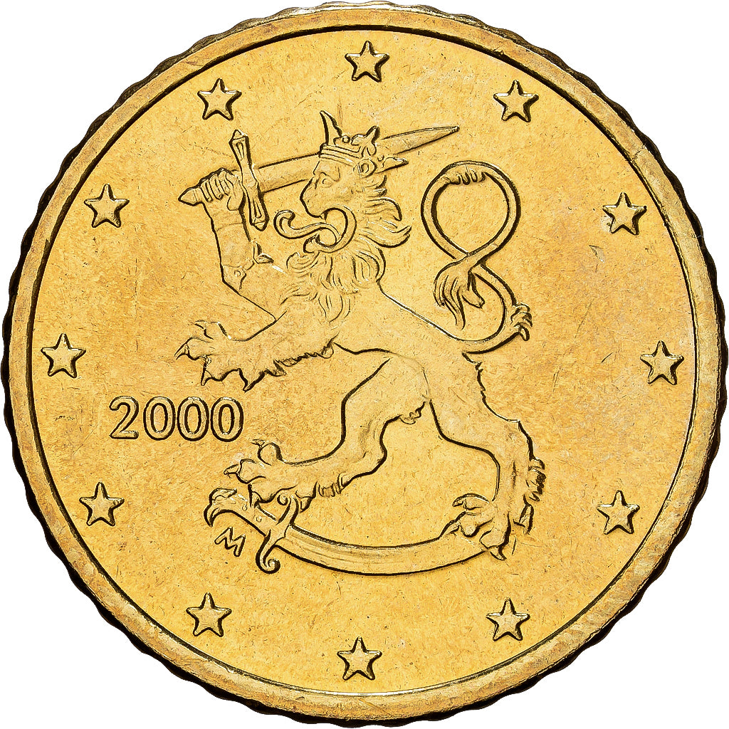 Finland, 50 Centimes, 2000, Vantaa, Nordic gold, MS(65-70), KM:103