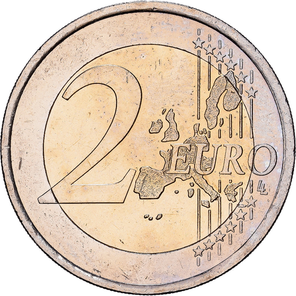 REPUBLIKA IRLANDII, 2 Euro, 2002, Sandyford, Bimetaliczny, MS(64), KM:39