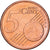 REPÚBLICA DA IRLANDA, 5 Euro Cent, 2002, Dublin, Aço Cromado a Cobre, MS(64)
