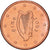 REPÚBLICA DA IRLANDA, 2 Euro Cent, 2002, Dublin, Aço Cromado a Cobre, MS(64)