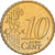 REPÚBLICA DA IRLANDA, 10 Euro Cent, 2002, Dublin, Aço Cromado a Cobre, MS(64)