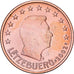 Luxembourg, Henri, 5 Euro Cent, 2002, Utrecht, Copper Plated Steel, MS(64)