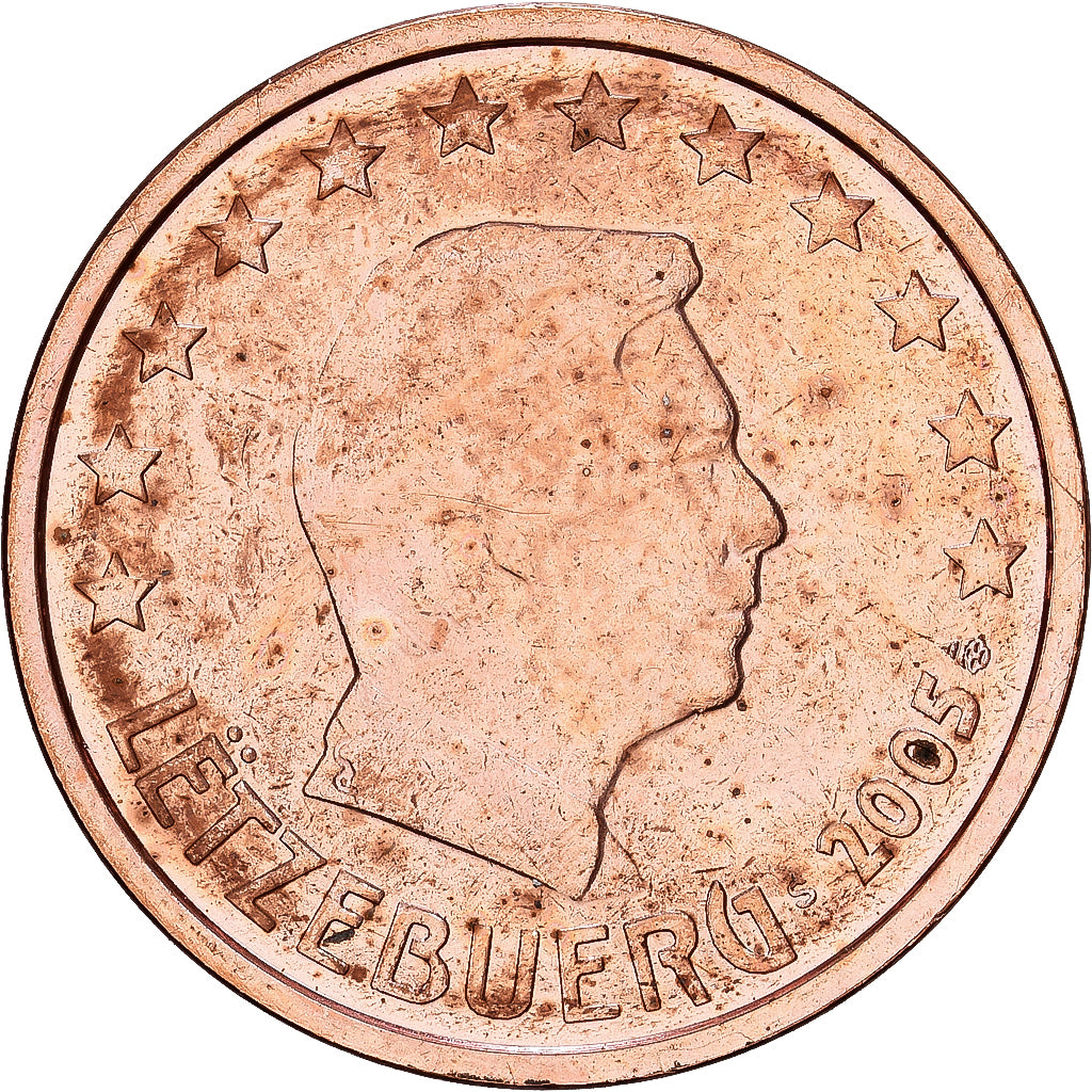 Luxembourg, Henri, 2 Euro Cent, 2005, Utrecht, Cuivre plaqué acier, FDC, KM:76