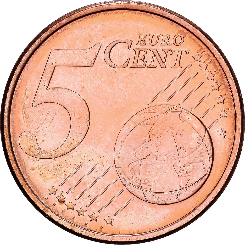 Luxembourg, Henri, 5 Euro Cent, 2006, Utrecht, Copper Plated Steel, MS(64)