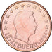 Luxembourg, Henri, 5 Euro Cent, 2008, Utrecht, Copper Plated Steel, MS(64)