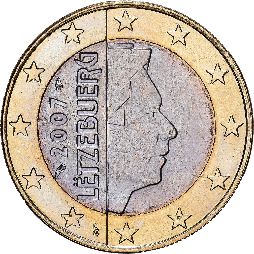 Luxembourg, Henri, Euro, 2007, Utrecht, Bi-Metallic, MS(64), KM:81