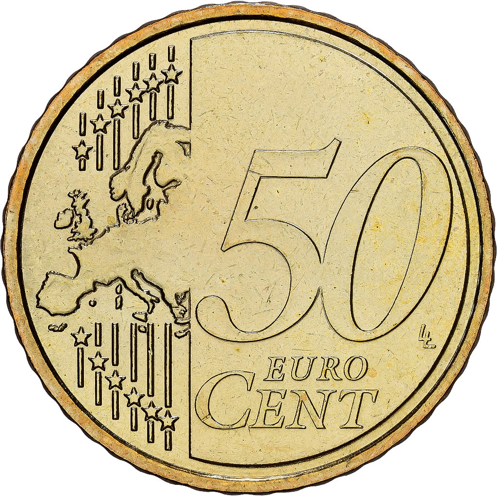 Luxemburgo, 50 Centimes, 2007, Nordic gold, SC, KM:79