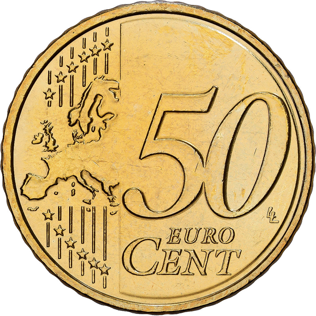 Luxemburgo, 50 Centimes, 2008, Nordic gold, SC, KM:79