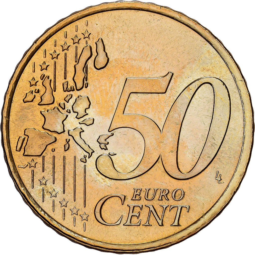 Luxemburg, 50 Centimes, 2004, Nordic gold, UNC-, KM:79