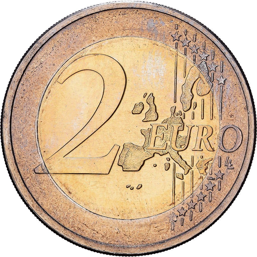 Luxemburg, 2 Euro, Monogramme of Henri I, 2004, Utrecht, Bi-Metallic, STGL