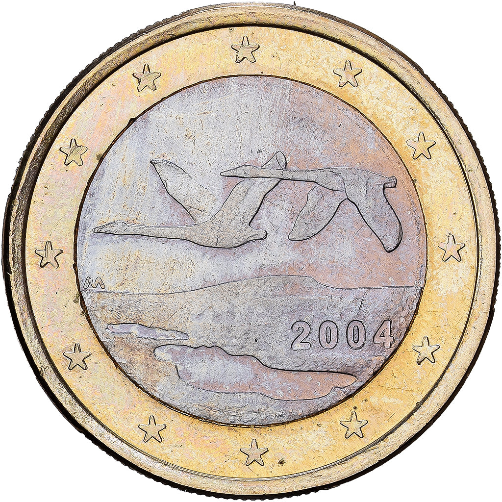 Finland, Euro, série FDC, 2004, Mint of Finland, Bi-Metallic, MS(63), KM:104