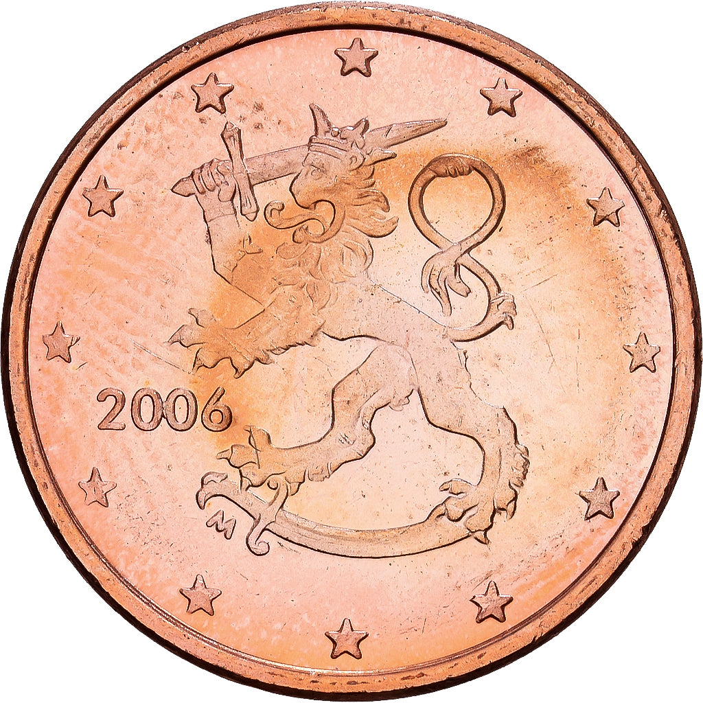 Finlande, Euro Cent, 2006, Vantaa, Cuivre plaqué acier, SPL+, KM:98