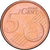 Finlandia, 5 Centimes, 2001, Vantaa, Miedź platerowana stalą, MS(65-70)