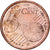 Finlandia, 5 Centimes, 2001, Vantaa, Miedź platerowana stalą, AU(55-58)