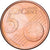 Finlandia, 5 Centimes, 2007, Vantaa, Miedź platerowana stalą, MS(64)