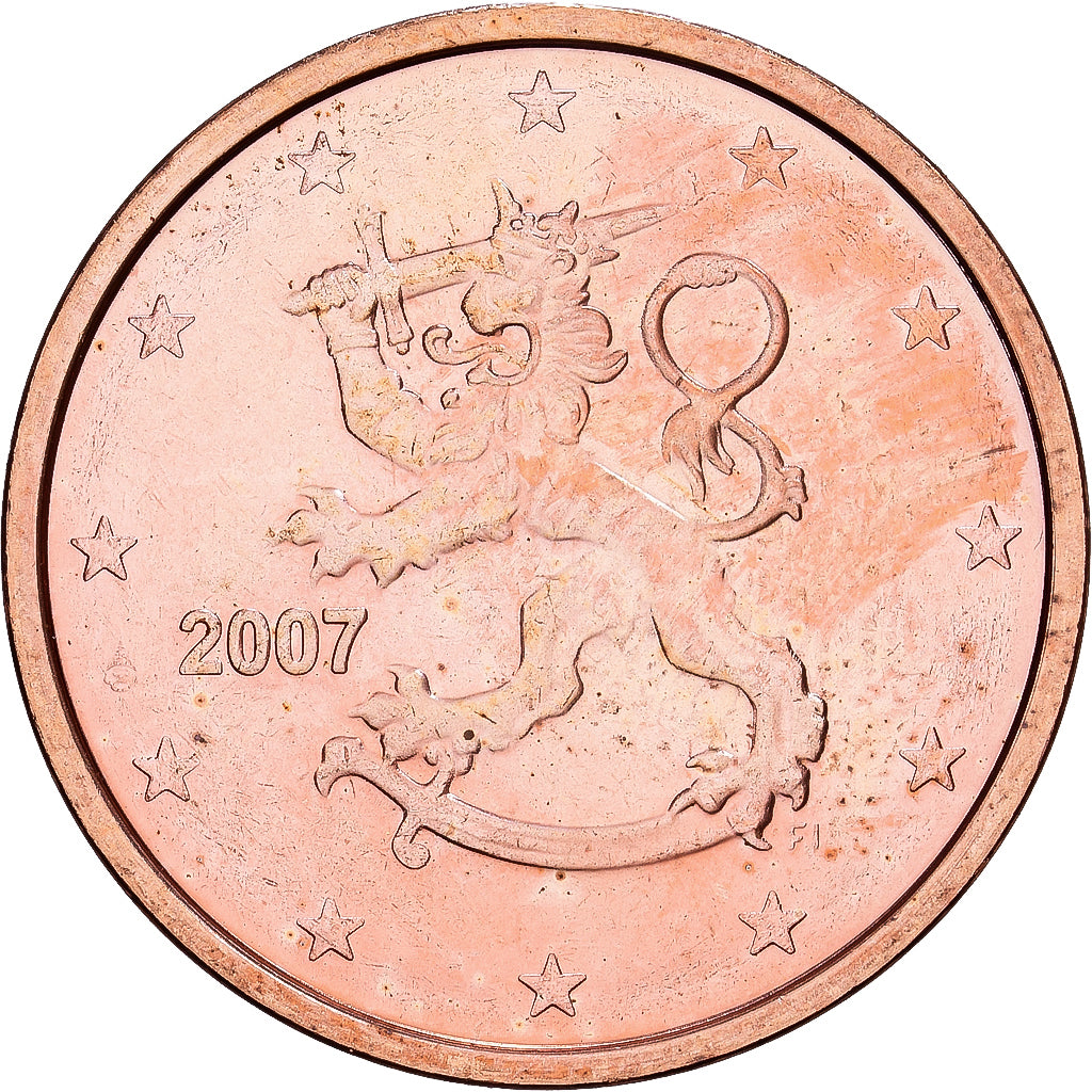 Finnland, 2 Euro Cent, 2007, Vantaa, Copper Plated Steel, VZ, KM:99