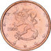 Finlandia, 2 Euro Cent, 2000, Vantaa, Acciaio placcato rame, BB+, KM:99