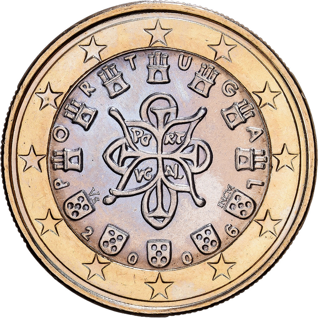 Portugal, Euro, BU, 2006, Lisbon, Bi-Metallic, UNC-
