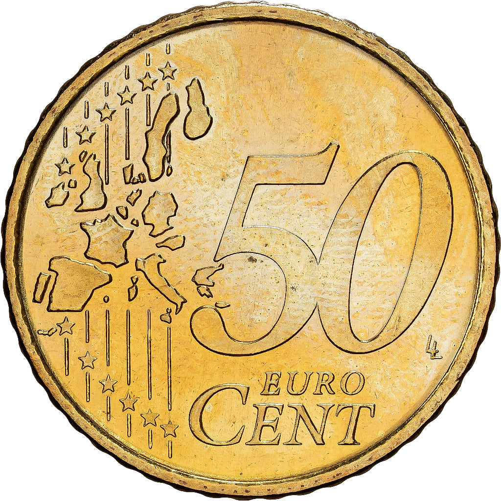 Portugal, 50 Euro Cent, 2002, Lisbon, Tin, FDC, KM:765