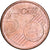 Portugal, 5 Euro Cent, 2004, Lisbon, Copper Plated Steel, UNC-, KM:742