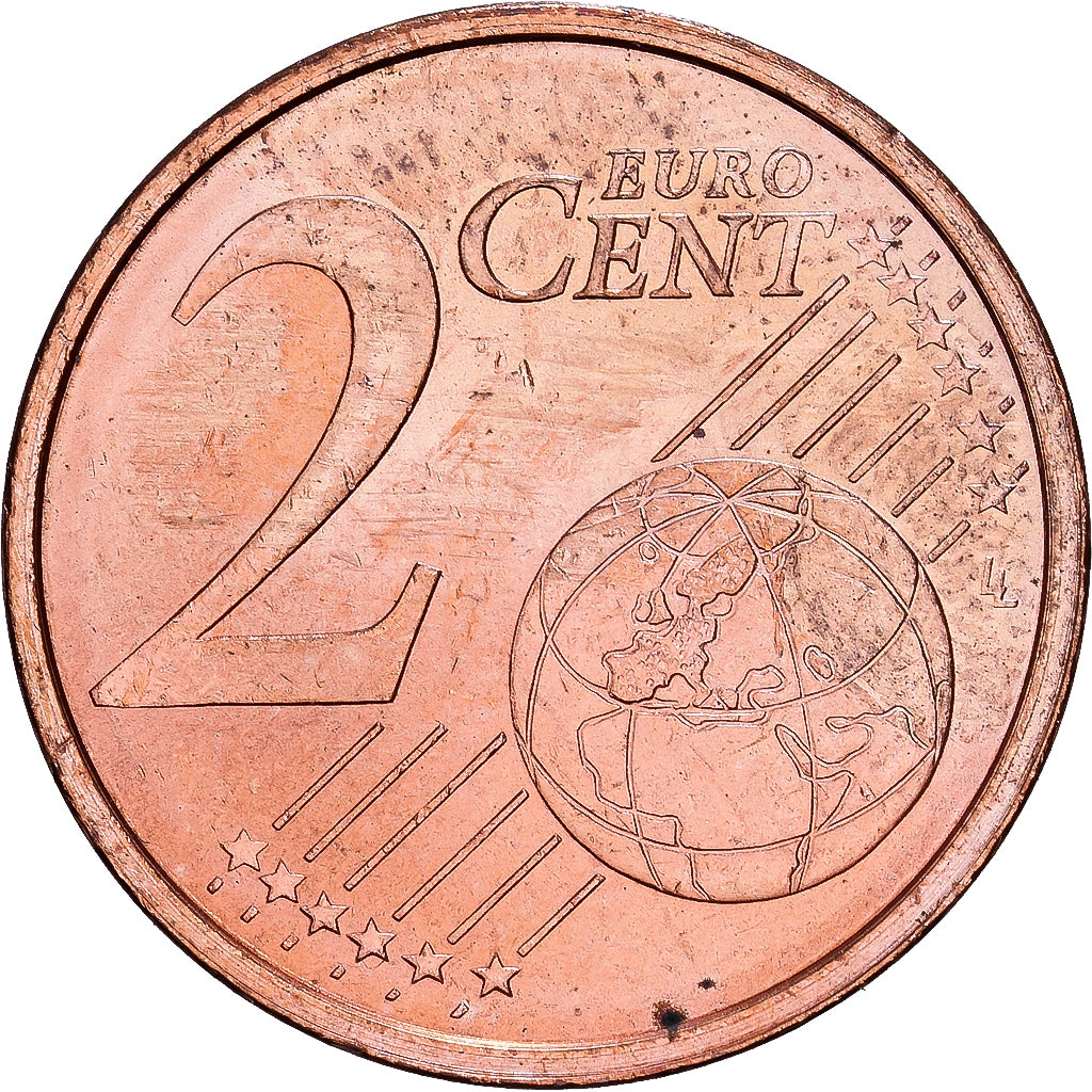 Portugal, 2 Euro Cent, 2004, Lisbon, Copper Plated Steel, MS(64), KM:741