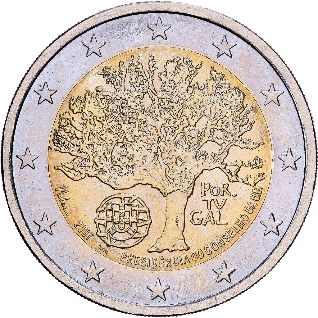 Portogallo, 2 Euro, 2007, Lisbon, Bi-metallico, SPL
