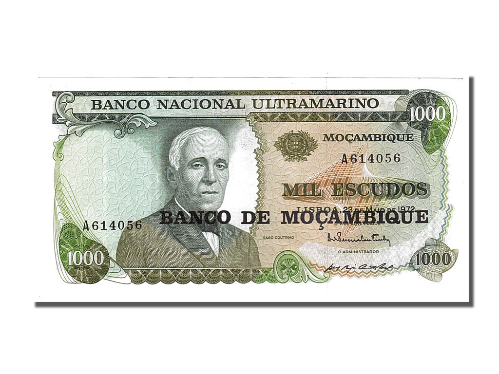 Banknote, Mozambique, 1000 Escudos, 1972, 1972-05-23, UNC(65-70)
