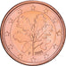 Federal Republic of Germany, 5 Euro Cent, 2005, Stuttgart, Copper Plated Steel