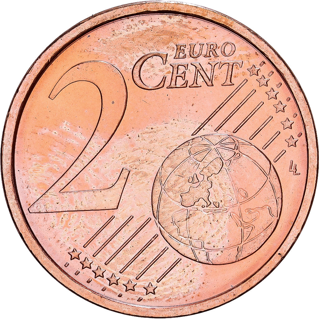 Federal Republic of Germany, 2 Euro Cent, 2005, Stuttgart, Copper Plated Steel
