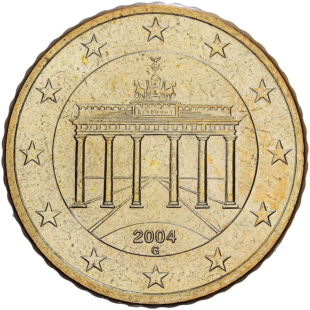 Federale Duitse Republiek, 50 Euro Cent, 2004, Karlsruhe, Nordic gold, UNC-
