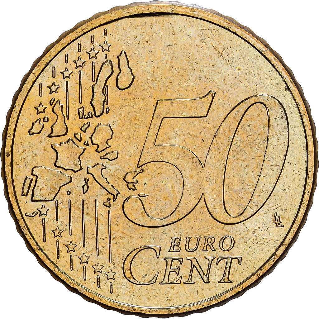 Federale Duitse Republiek, 50 Euro Cent, 2004, Karlsruhe, Nordic gold, UNC-