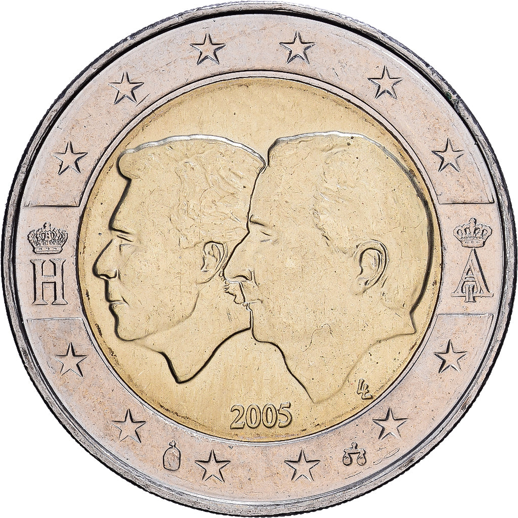 België, 2 Euro, 2005, Brussels, Bi-Metallic, UNC-
