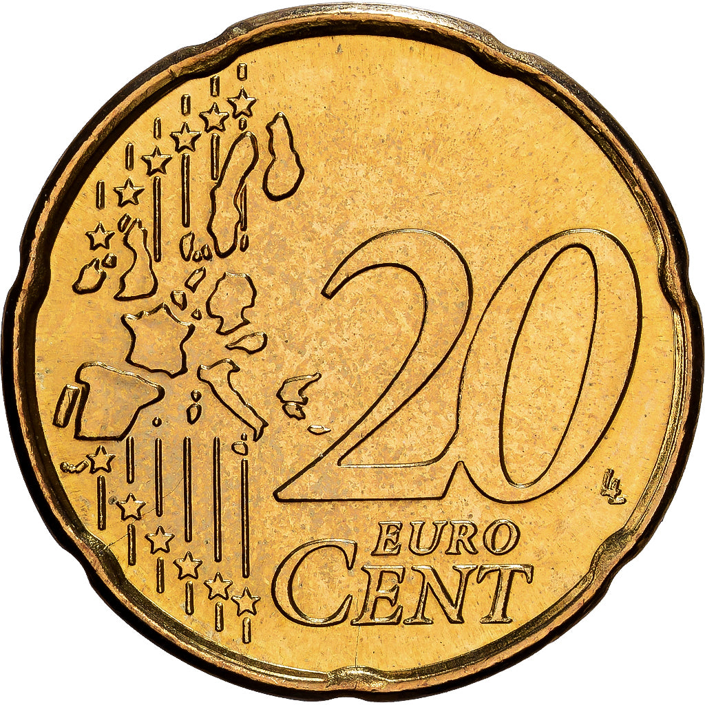 België, Albert II, 20 Euro Cent, 2006, Brussels, Nordic gold, UNC-, KM:228