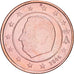België, Albert II, 2 Euro Cent, 2006, Brussels, Copper Plated Steel, UNC-