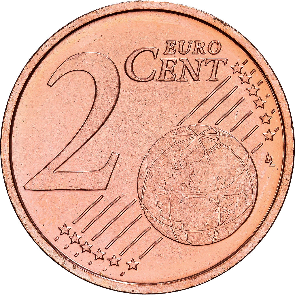 België, Albert II, 2 Euro Cent, 2007, Brussels, Copper Plated Steel, UNC-
