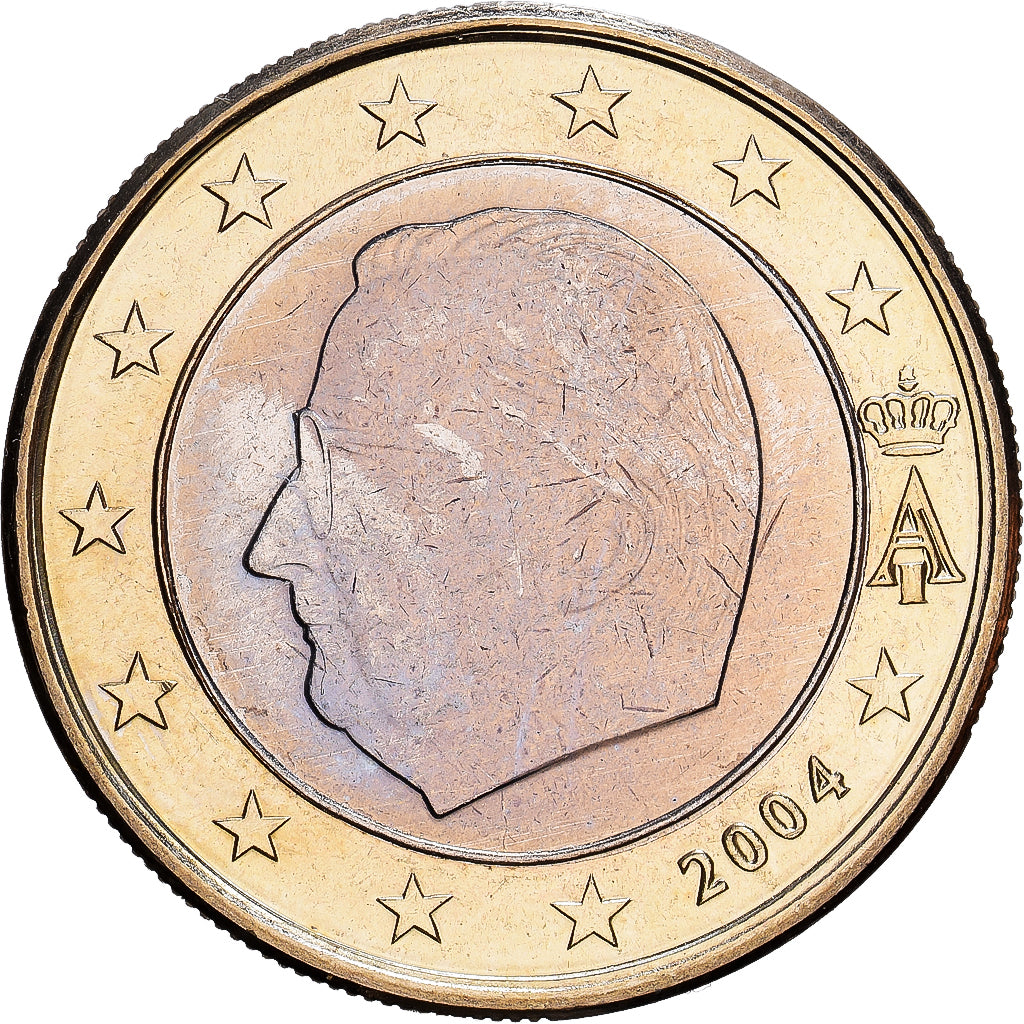België, Albert II, Euro, 2004, Brussels, Bi-Metallic, UNC-, KM:230
