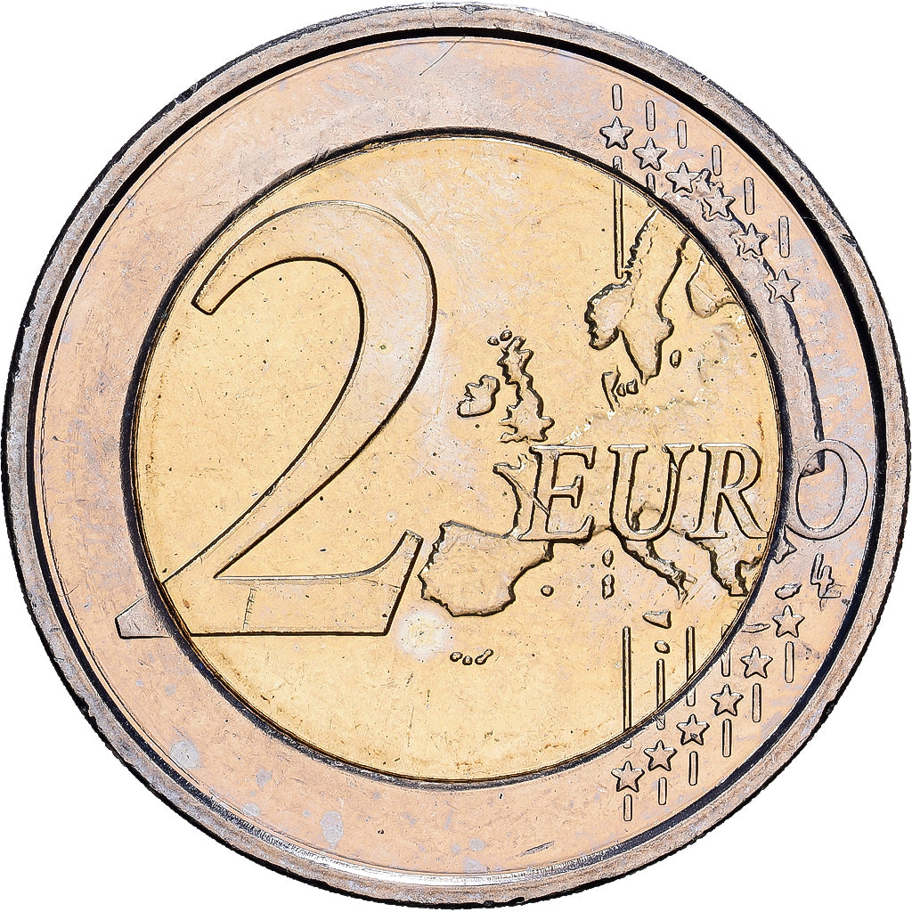 Bélgica, 2 Euro, 2007, Brussels, Bimetálico, SC